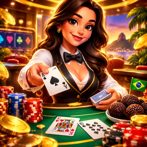 Mesa clássica de blackjack ao vivo com sapato de cartas