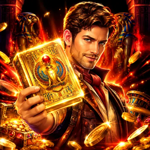 Captura do slot Book of Dead, com tema do antigo Egito