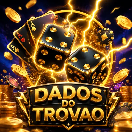 Cartão do jogo Dice com barra de aposta e dados