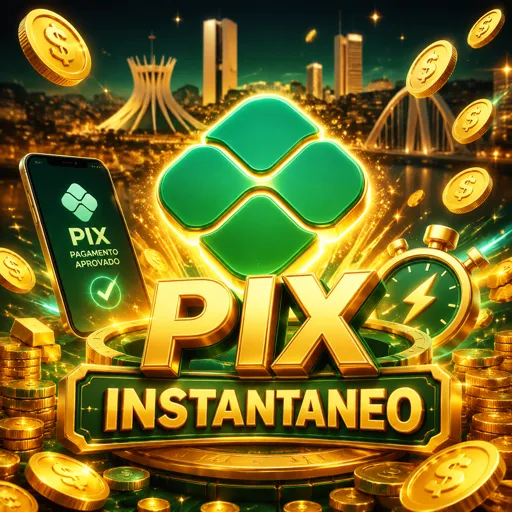 Pagamento via PIX confirmado na tela do celular