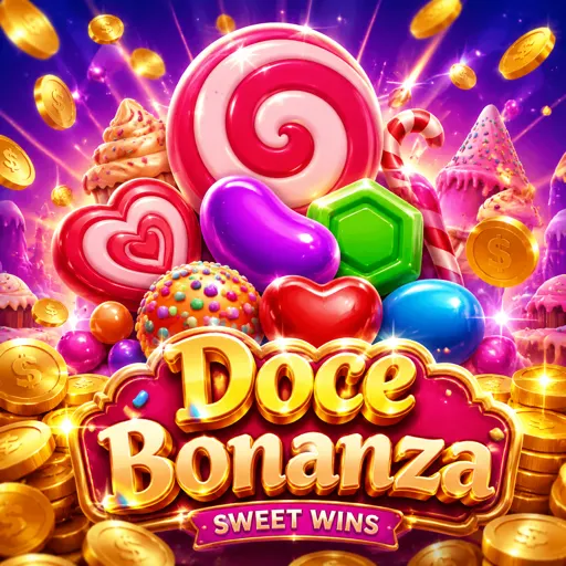 Captura do slot Sweet Bonanza, com frutas e multiplicadores coloridos